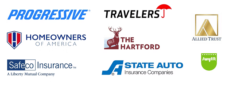 A-rated auto and home insurance carriers represented by Zip Insurance